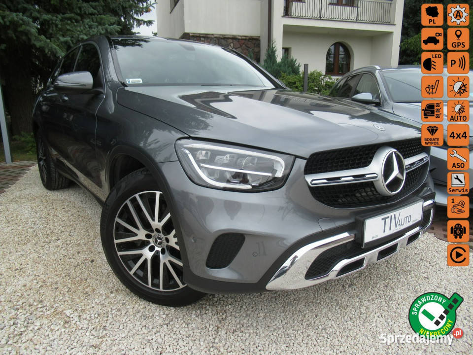 Mercedes GLC 200 BEZSZKODOWY COUPE Salon Polska elektrycznie ustawiane fotele mazowieckie sprzedam