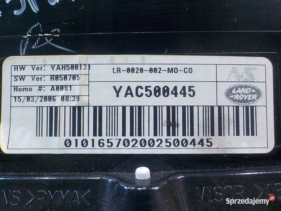 RANGE ROVER SPORT I 27 TD V6 05r licznik zegary Suków