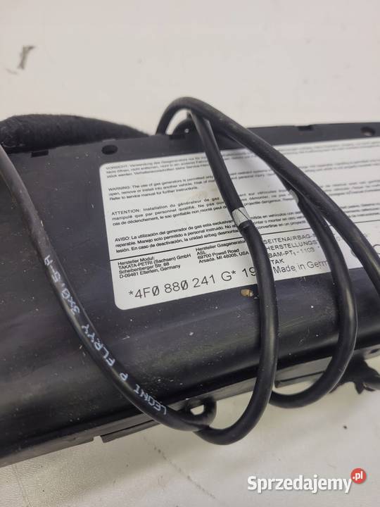 PODUSZKA FOTELA LEWA AUDI A6 C6 4F0880241G