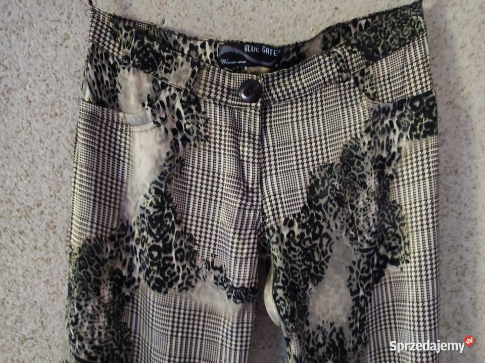 spodnie eleganckie vintage retro kuloty dzwony Kielce