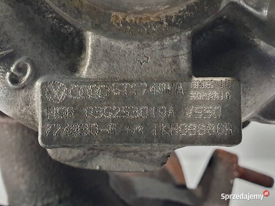 TURBOSPRĘŻARKA VW Golf V 20 TDI turbo 03G253019A lubelskie Chełm