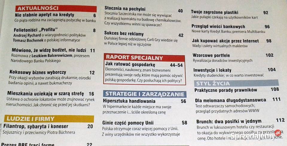 Profit 10 2001 Biznes ekonomia miękka