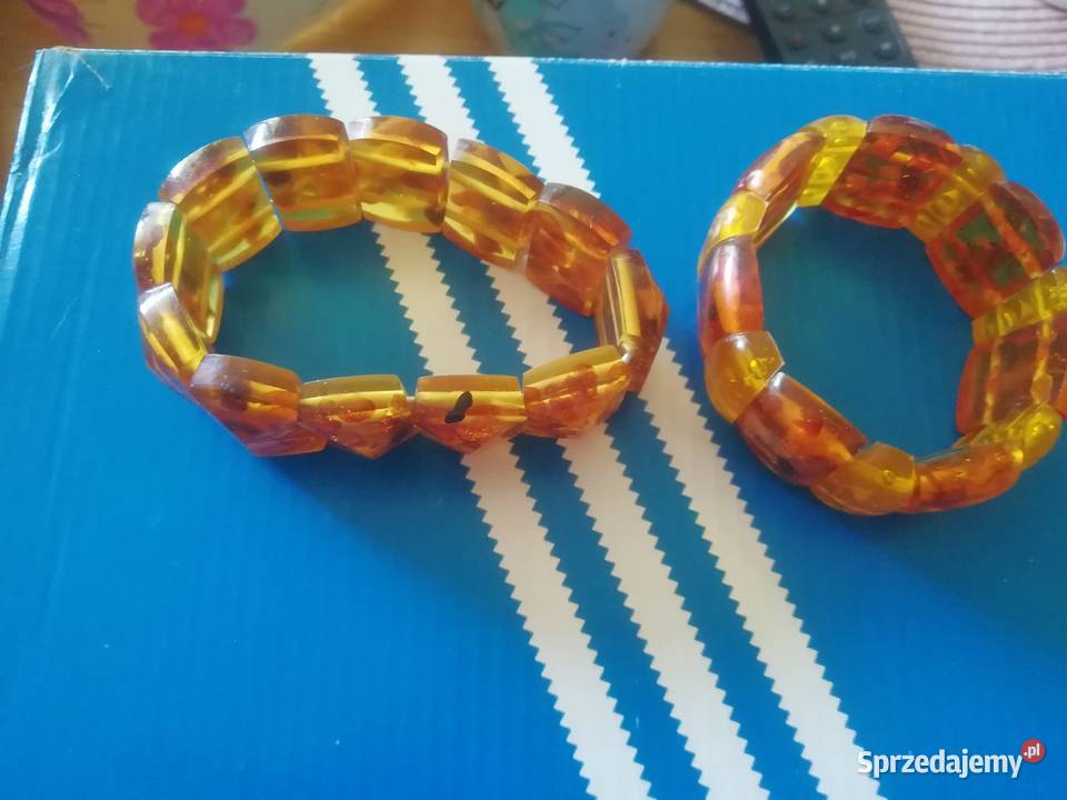 Bransoletki z bursztynu Dla kobiet łódzkie Łódź