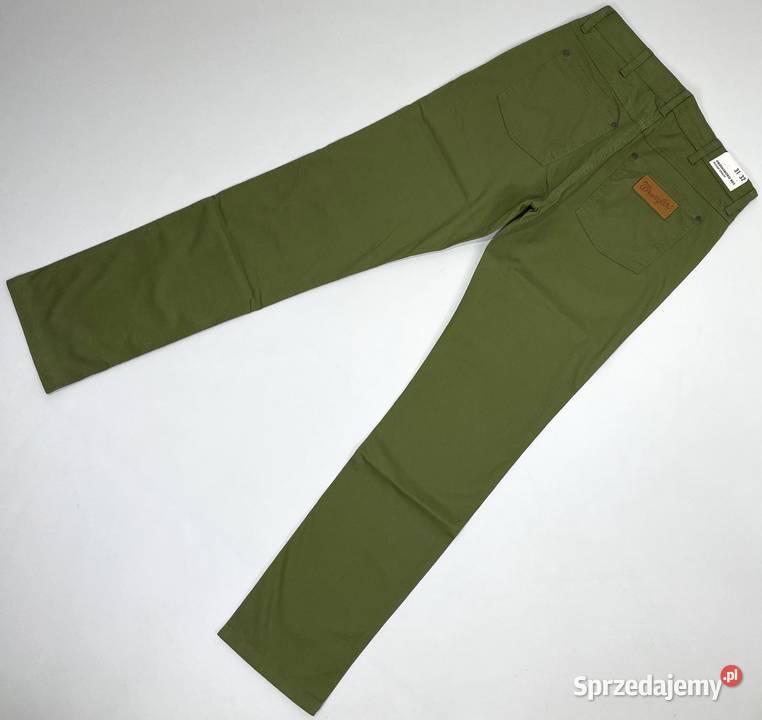 Spodnie męskie Wrangler Greensboro 803 Olive W31 Gdańsk