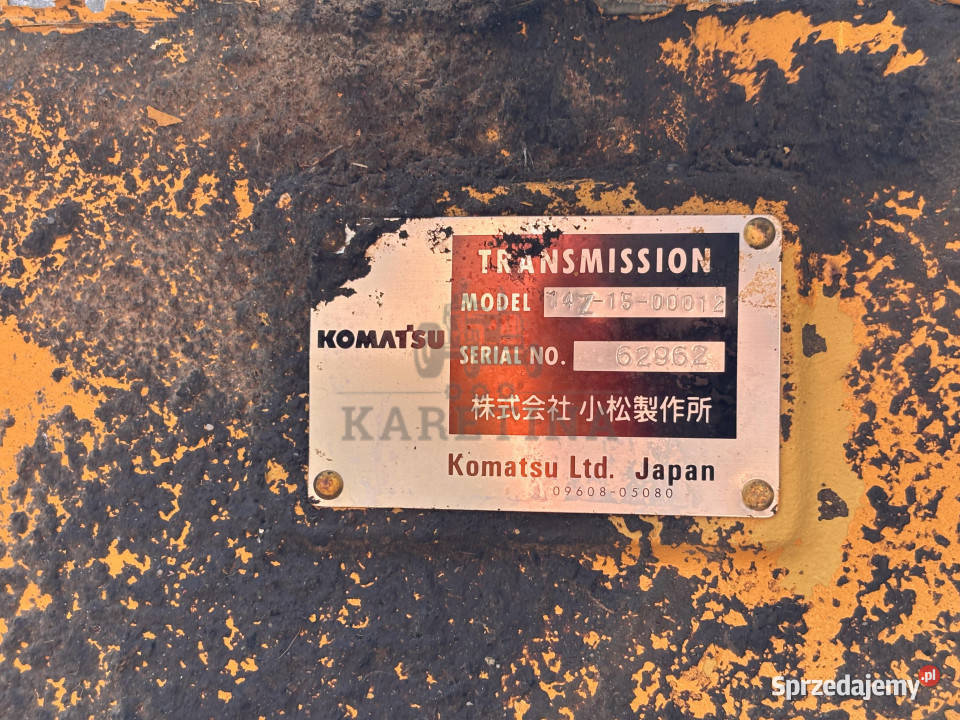 Komatsu D65PX12 Skrzynia Biegów Przekładnia Jastrzębniki sprzedam