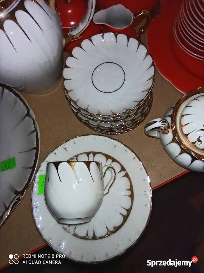 filiżanka beczułka biało złota Antyki, Sztuka, Kolekcje Gdańsk