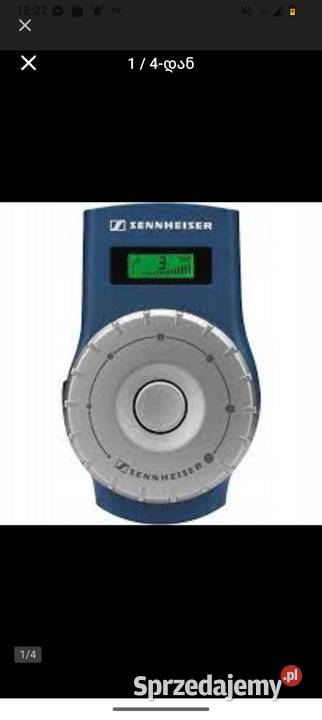 Zestaw Sennheiser Tourguide System przewodnika Wartkowice