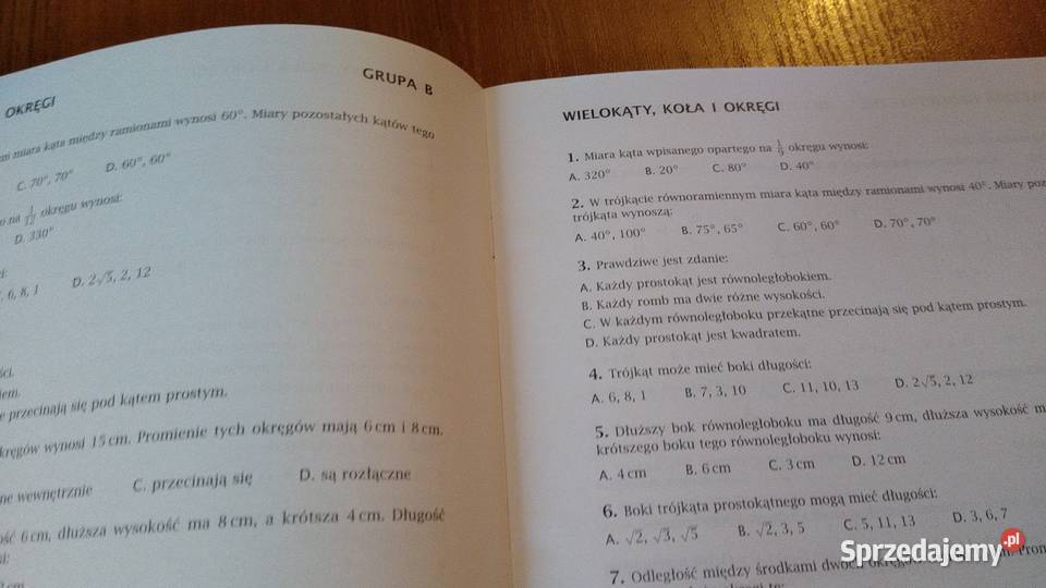 Matematyka 3 sprawdziany klasy trzeciej pomorskie