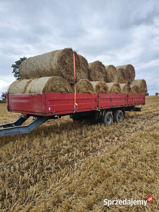 Przyczepa do bel tandem 8525 zarejestrowana Rolnictwo Nowa Karczma