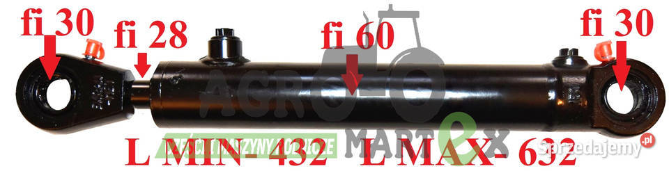 5058996100 SIŁOWNIK HYDR SKRĘTU BIZON Wichrów