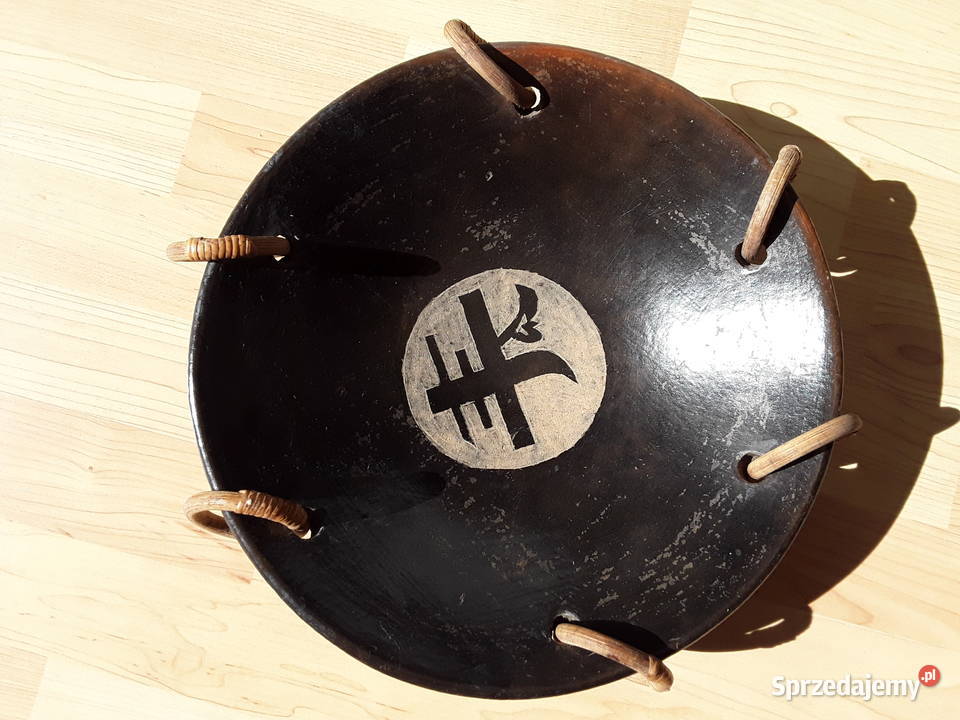 Misa ozdobna z tekowego drewna odcienie brązowego Dekoracje i ozdoby mazowieckie Warszawa