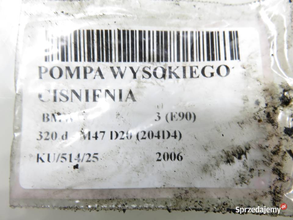 POMPA VACUM VW AUDI SEAT SKODA 14 TDI 038145209E osobowe