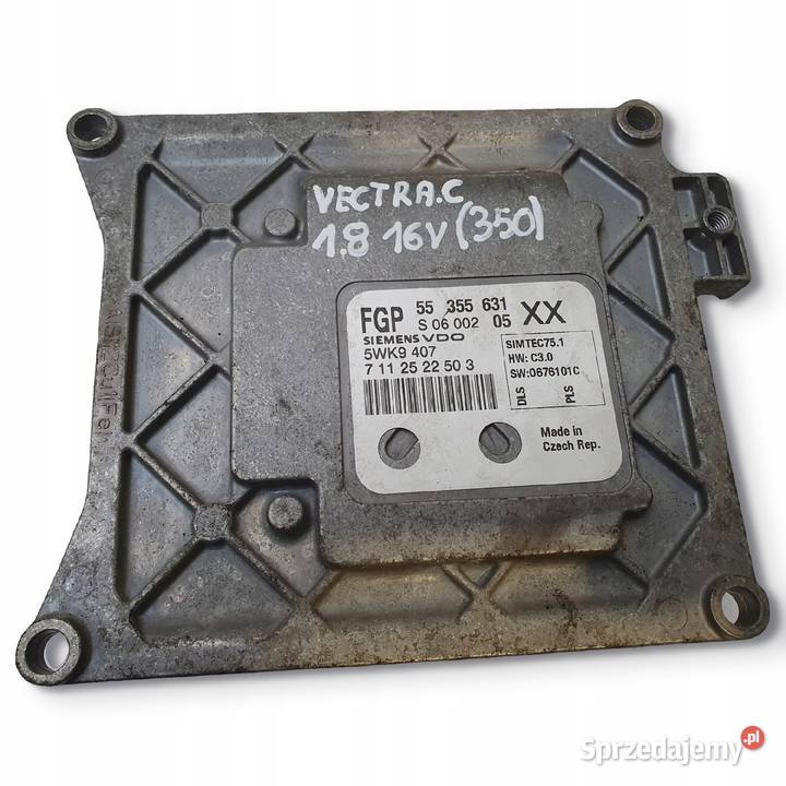 STEROWNIK SILNIKA Opel Vectra C 18 16V komputer osobowe Chełm