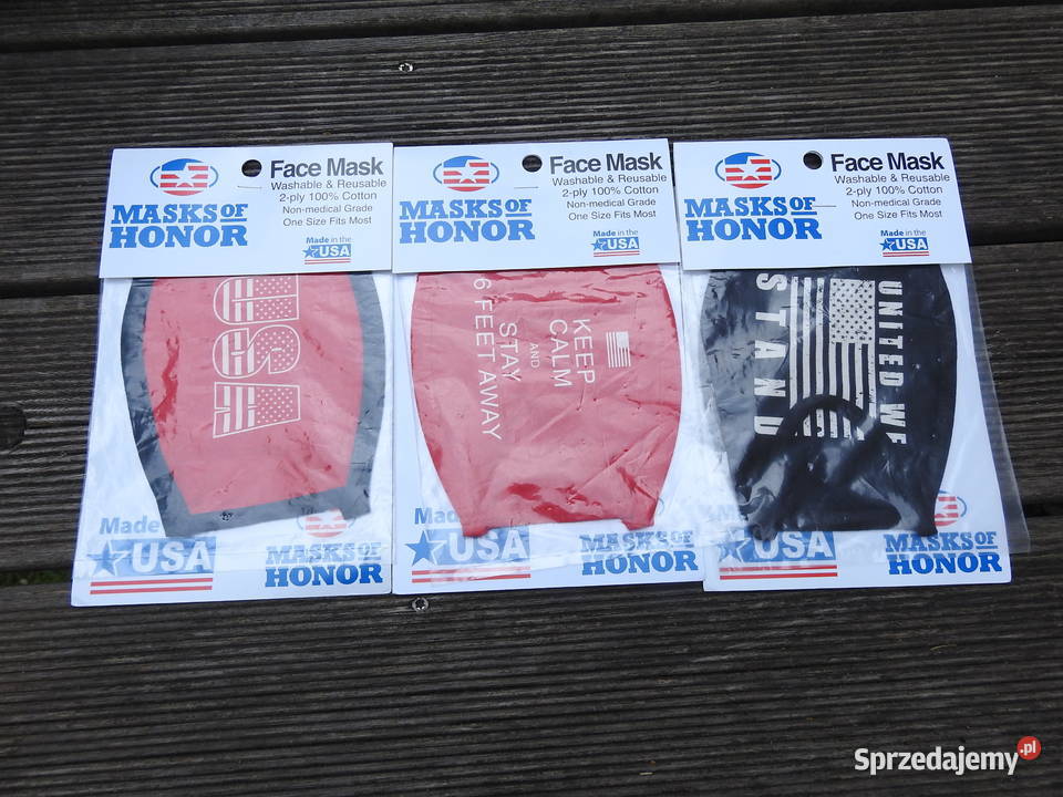 MASKA MADE IN USA 100 BAWEŁNA KOLEKCJONERSKA DO Warszawa sprzedam