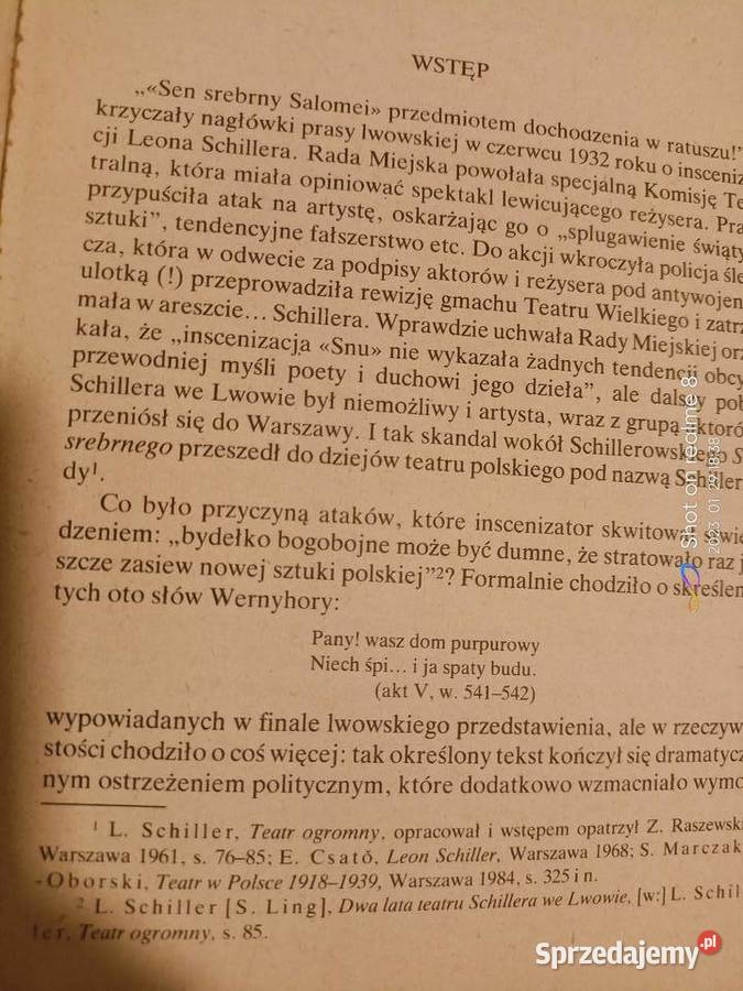 Sen srebrny Salomei dramaty Słowackiego książki Warszawa