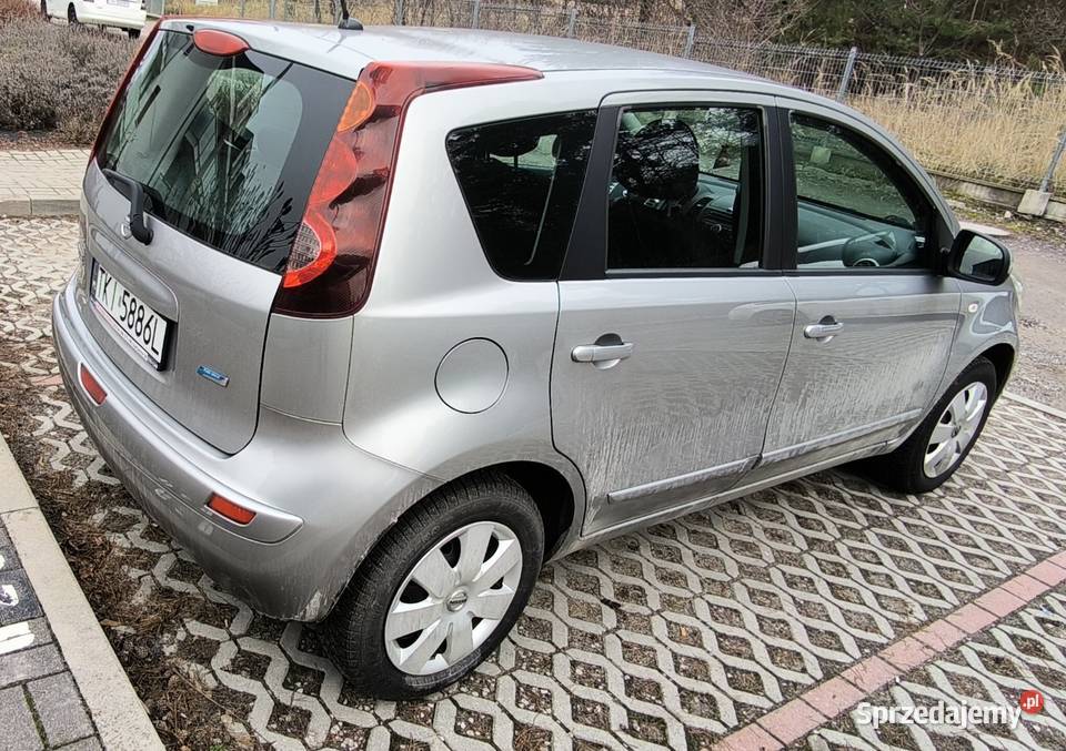 Nissan note I 2010 r 14 benzyna bogata wersja lakier metallic Kielce sprzedam