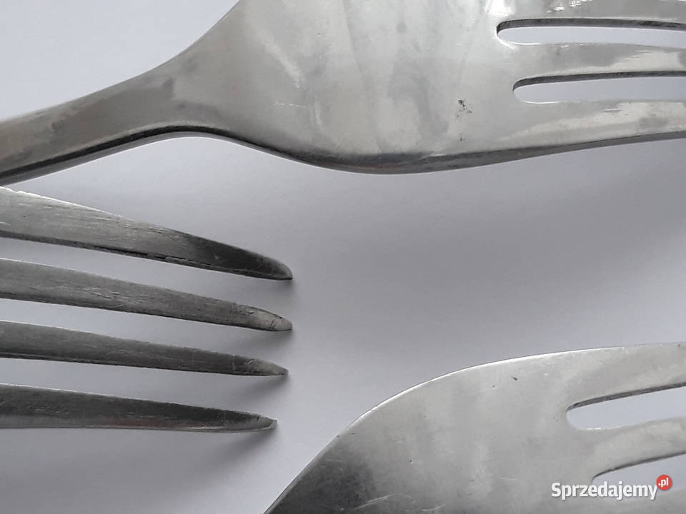 Widelce obiadowe 1 KONWALIE Gerlach sztućce PRL Sztućce Dąbrowa Górnicza