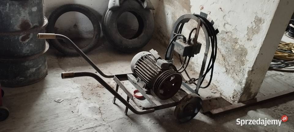 Silnik 75 kw na wózku pod dmuchawę Pleszew sprzedam