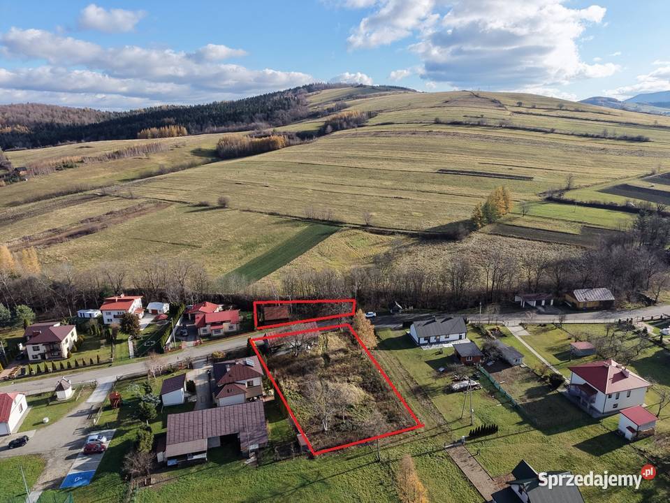 Działka budowlana Mrukowa z projektem domu sprzedam