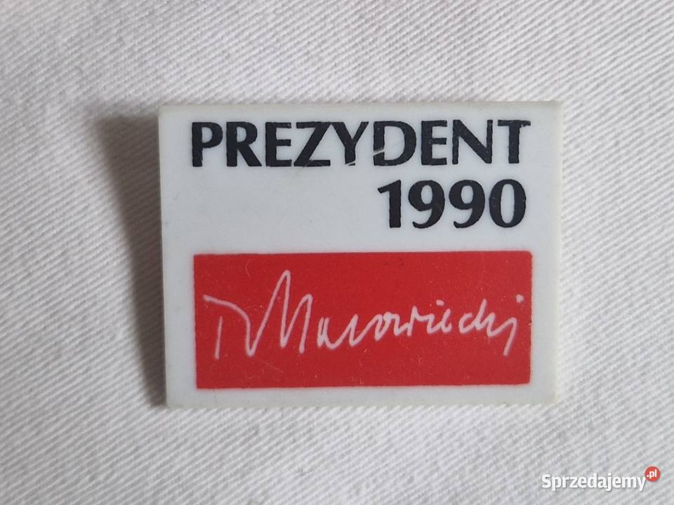 Prezydent 1990 Morawiecki plastikowa