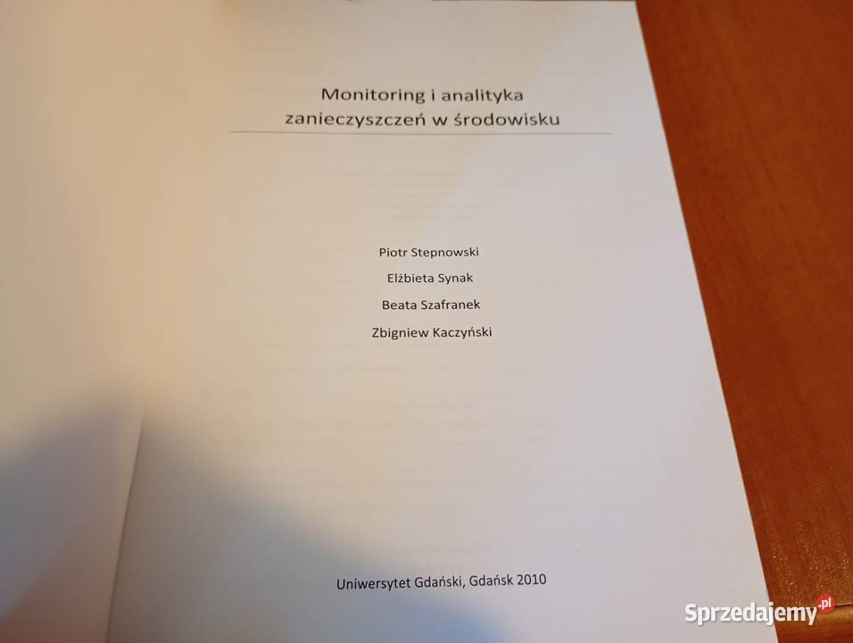 Monitoring i analityka zanieczyszczeń w