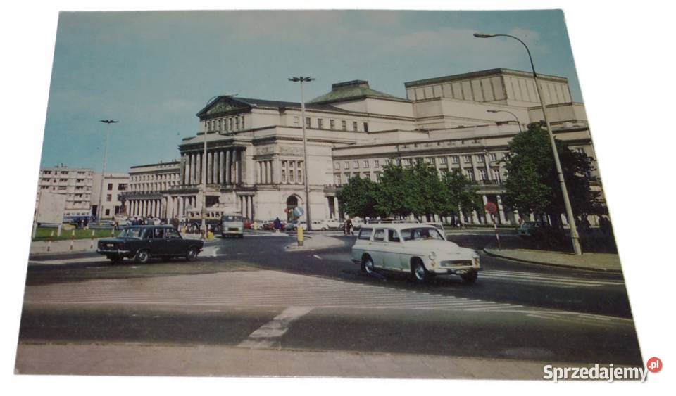 Warszawa na pocztówce z lat siedemdziesiątych Pruszków sprzedam