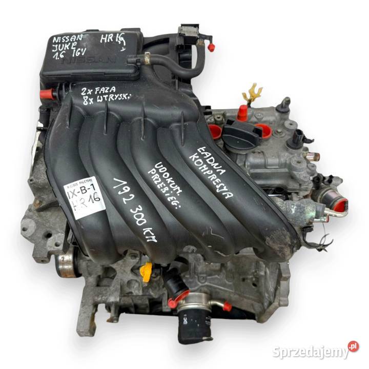 SILNIK HR16 Nissan Juke Note 16 16V 4 wtryski Chełm
