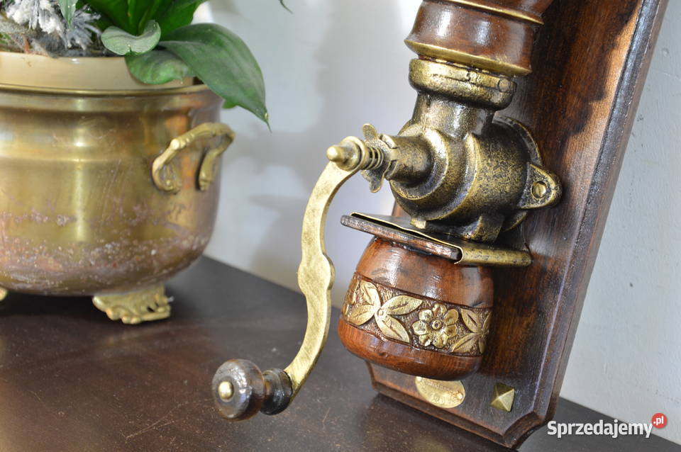 drewniany MŁYNEK wiszący do kawy bstary Jastrzębie-Zdrój