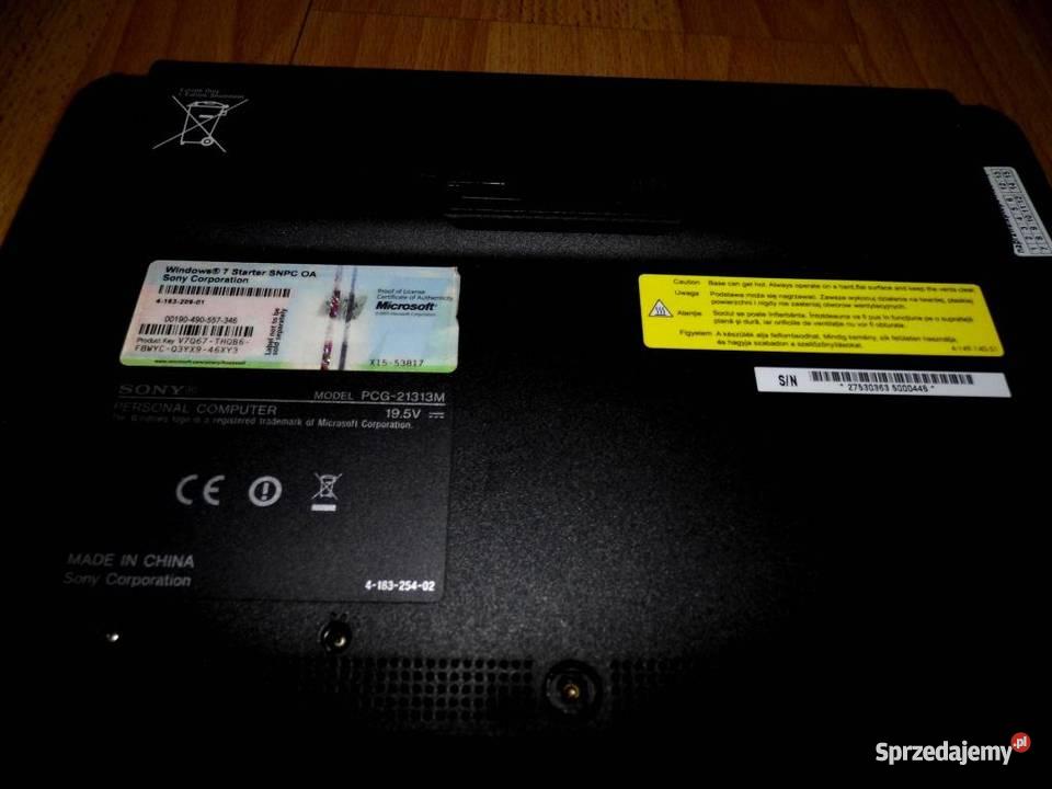 NETBOOK SONY VAIO PCG21313M RÓŻOWY Ruda Śląska