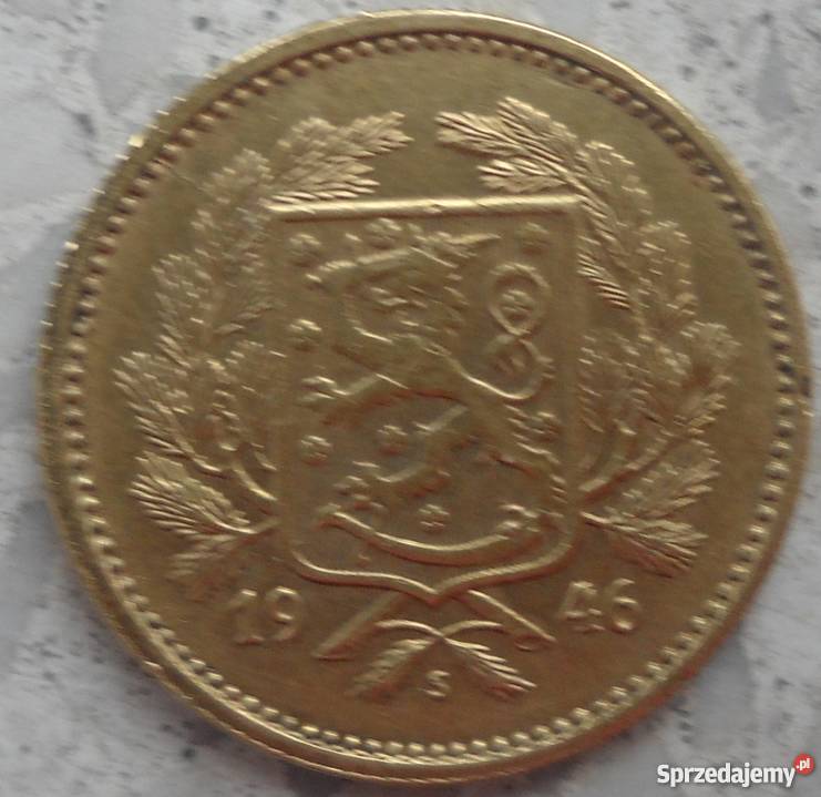 FINLANDIA5 MARKKAA1946 r S ALUMINIUM BRONZE