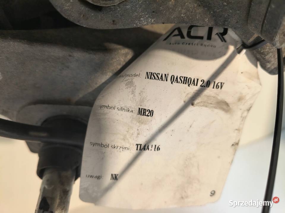 SKRZYNIA BIEGÓW Nissan Qashqai J10 20 16V MANUAL Chełm