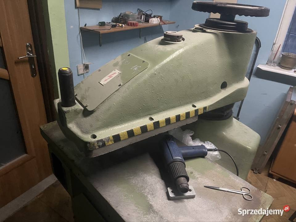 Prasa do wykrojników buty ubrania maszyna szycia Częstochowa