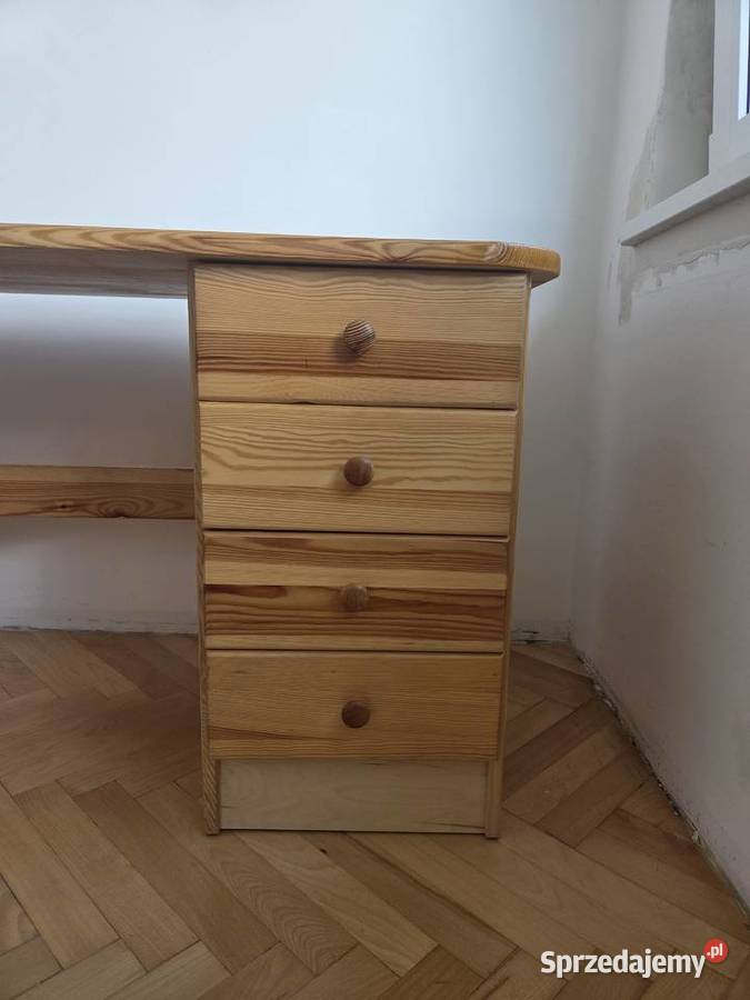 Biurko drewniane sosnowe Biurka śląskie Czechowice-Dziedzice