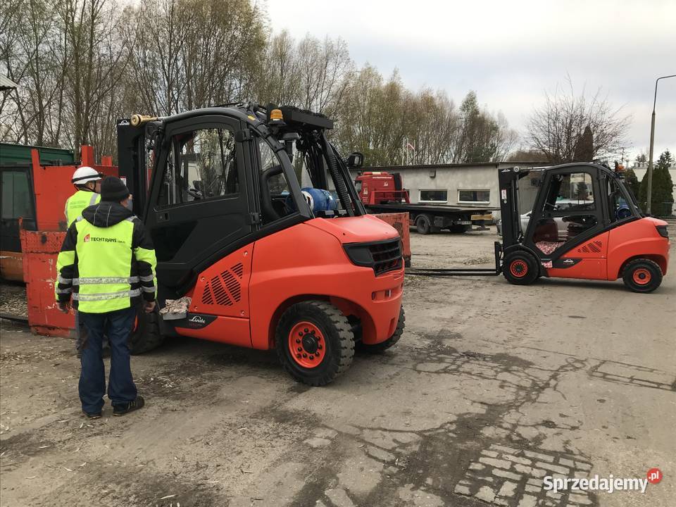 Linde H45 D używany wózek widłowy Linde Diesel z Gdańsk sprzedam