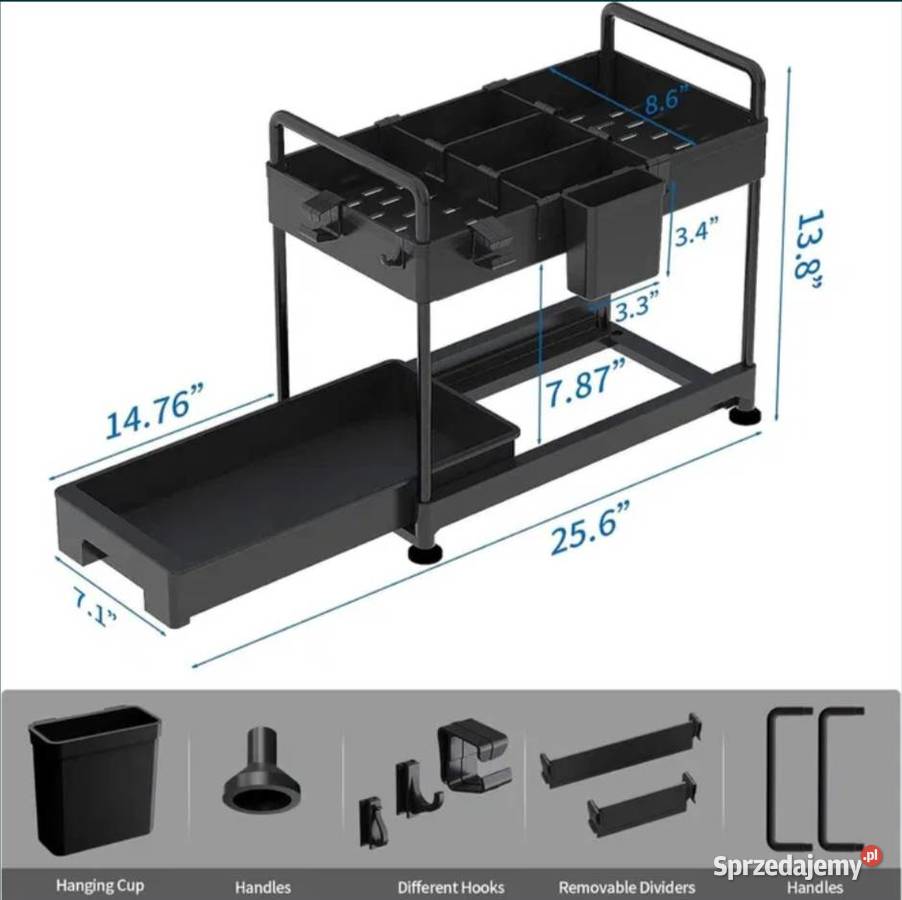 Nowy Organizer Półka z Szufladą Regał 2poziomowy sprzedam
