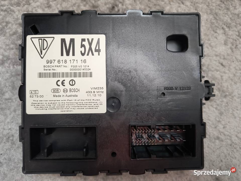 99761817116 Porsche moduł sterownik centralnego sprzedam