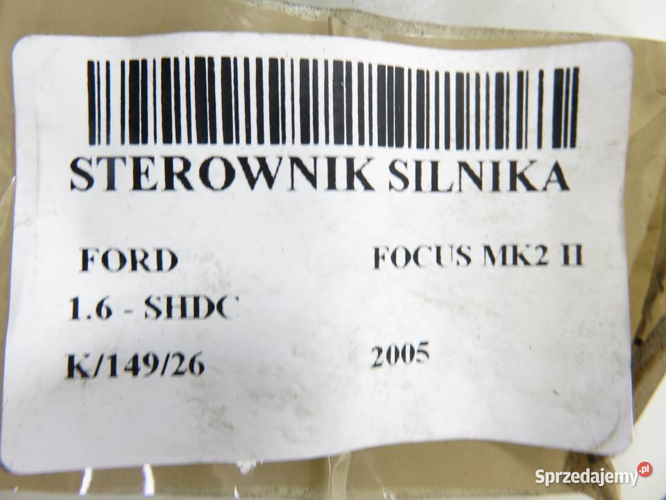STEROWNIK FORD FOCUS MK2 II 16 4M5112A650HE małopolskie sprzedam