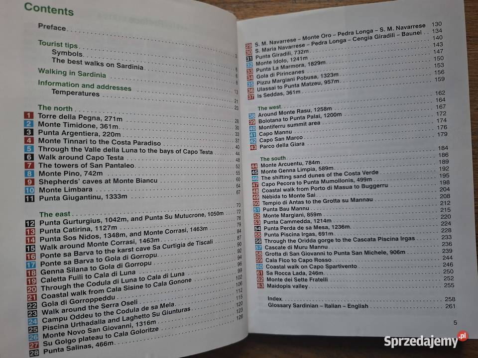Sardinia Rother Walking Guide 63 walks Rok wydania 2011 Kraków