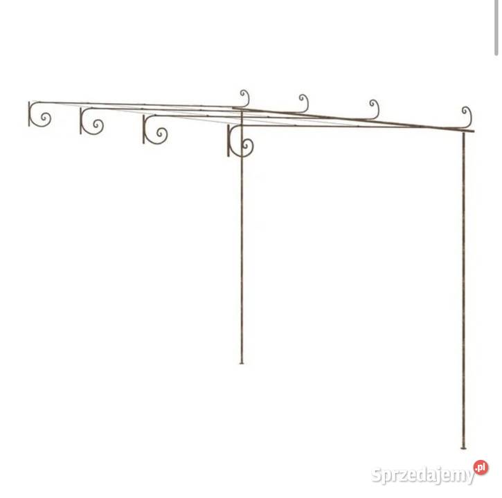 Pergola ogrodowa antyczny brąz 4x3x25 śląskie