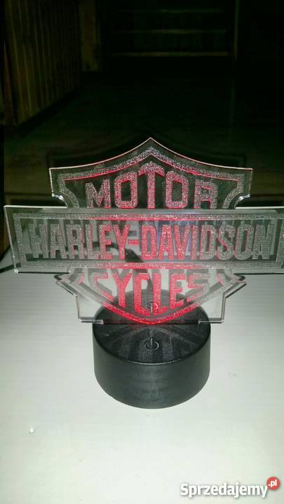 Lampka led 3d Harley Davidson Motor