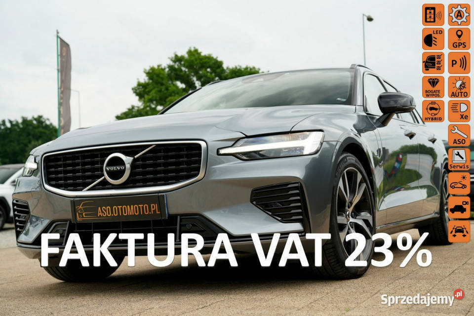 Volvo V60 R DESIGN acc FUL LED skóra nawi ALUSY Otmuchów