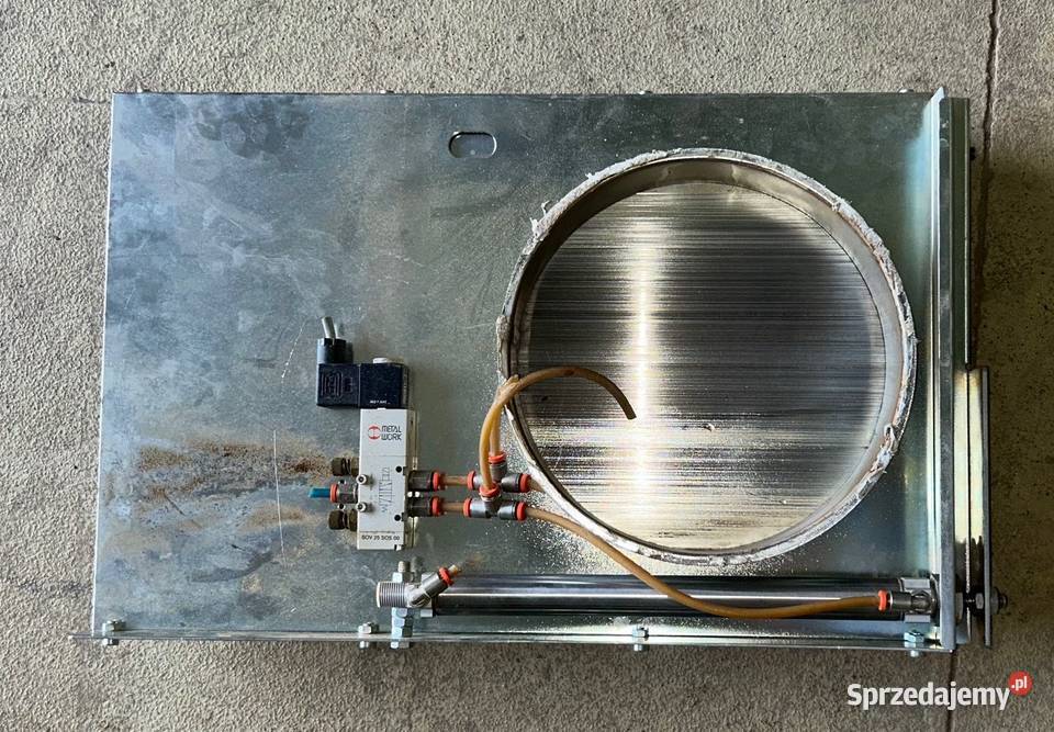 Zasuwa elektro pneumatyczna  ocynkowana Wadowice sprzedam