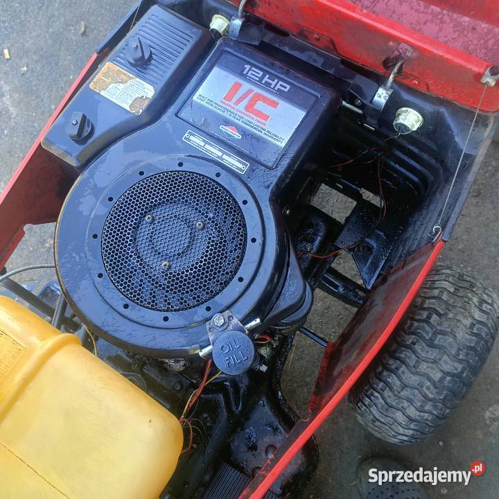 Kosiarka traktorek uszkodzony silnik urwana