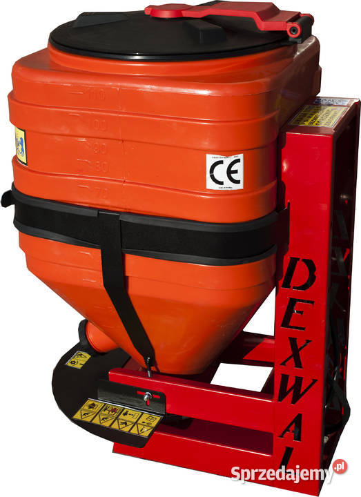 Rozsiewacz siewnik poplolunu Zefir 110 L Dexwal nieuszkodzony