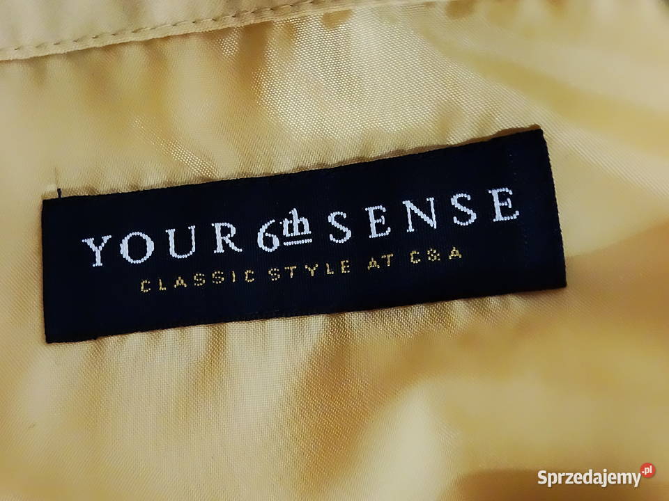 Żółta kurtka damska jasiennozimowo rozmiar XXXL Biłgoraj