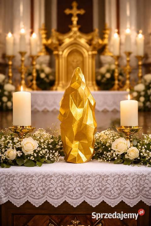 Figura Matki Bożej Nowoczesna rzeźba sakralna lubuskie