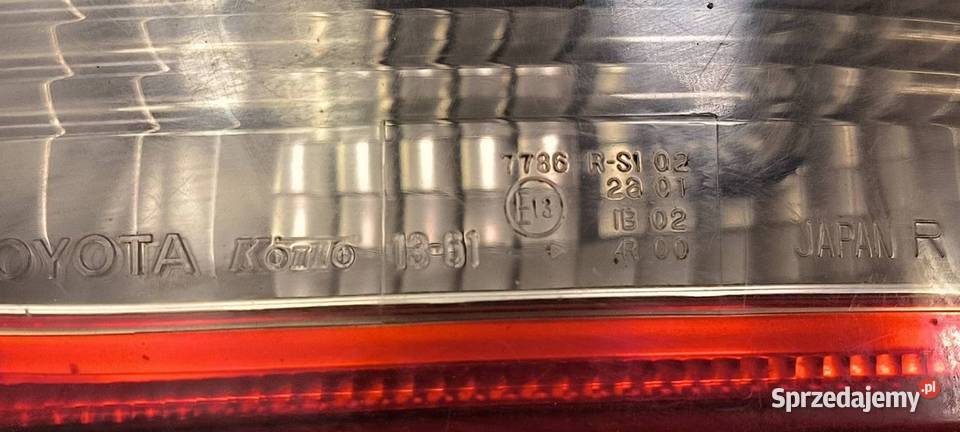 LAMPA PRAWA TYŁ TOYOTA COROLLA E12 kujawsko-pomorskie sprzedam
