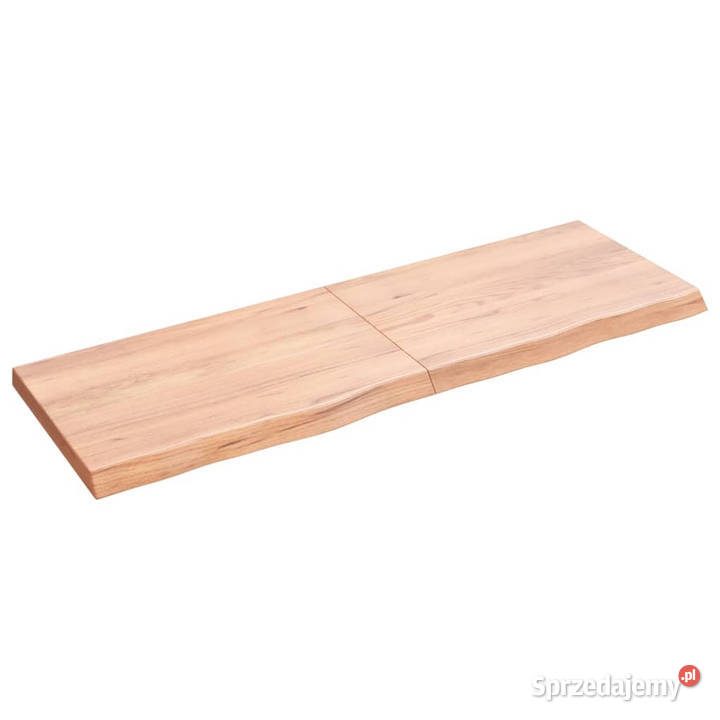 Półka brązowa 120x40x24 lakierowane lite drewno Warszawa