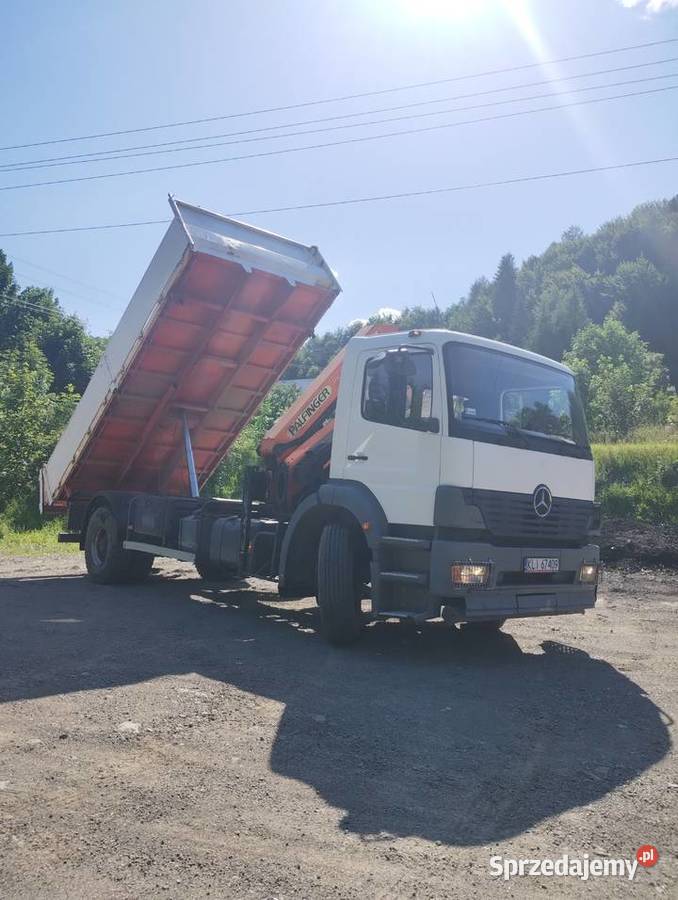mercedes benz atego 18 hds kiper trzy strony Rok produkcji 2004 małopolskie Limanowa