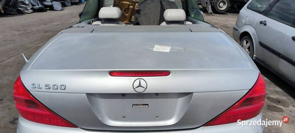 KLAPA MERCEDES BENZ SL 500 R230 744 KOMPLETNA